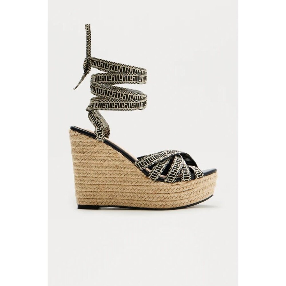 Fashion Nova Espadrille Wedge Sandals – Size 10, Brand New